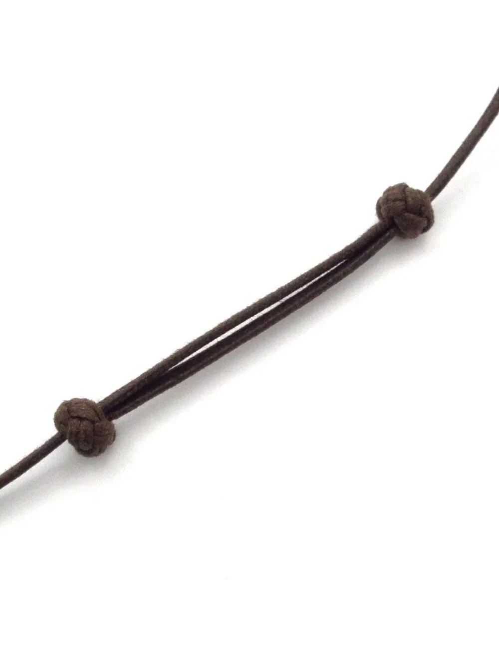 Hermes Necklace Color Cotton Orange Dark Brown Light Blue